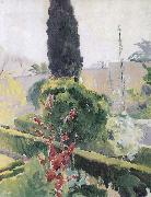 Joaquin Sorolla Sevilla Palace Garden Tour oil painting on canvas